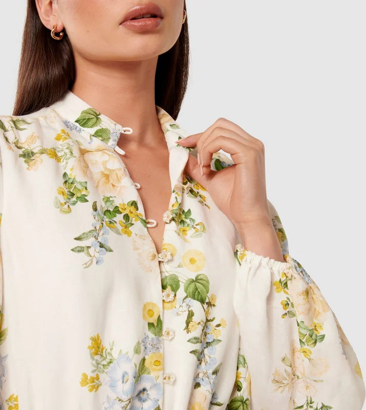 forever new  ANNALISE Floral Printed Mini Dress for Women | Best Price UAE